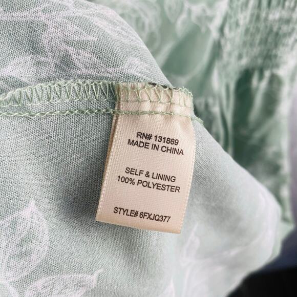 Inspired Hearts Sage‎ Green Floral Maxi Dress Large Milkmaid Cottage - Picture 6 of 7